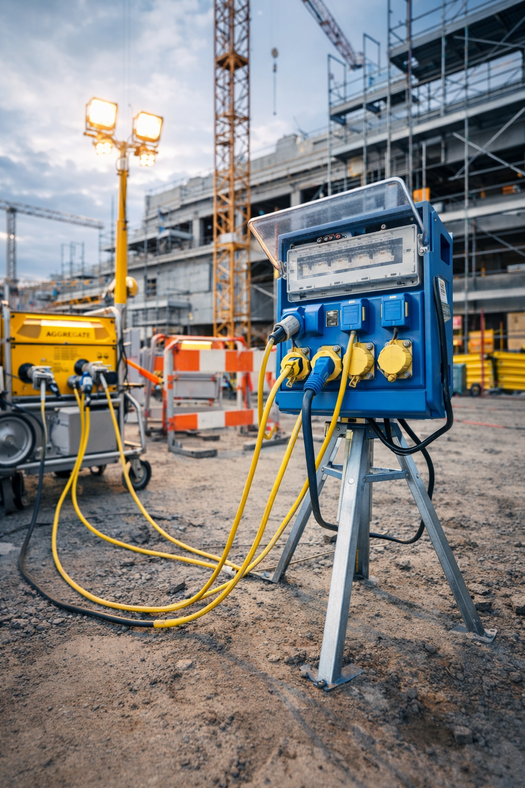 Työmaa-aikainen sähkö