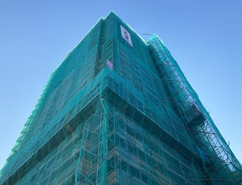 rakennustyömaan hissi