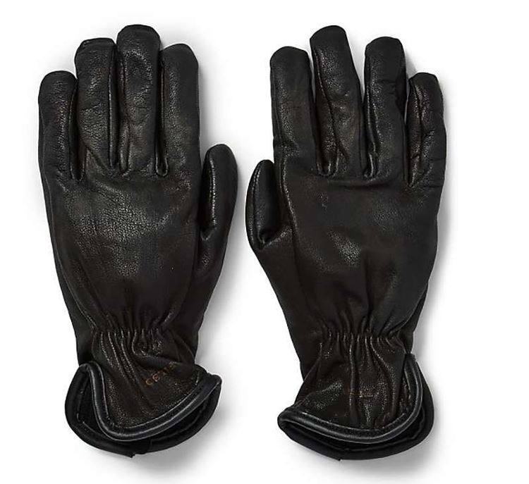 Asentajan hanska, vuohen-nahka, musta, Sopii myös kevyeen hitsaustyöhön