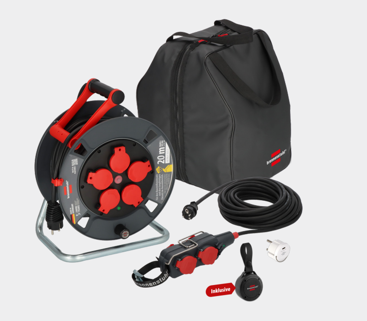 Brennenstuhl jatkojohtopaketti kantokassissa