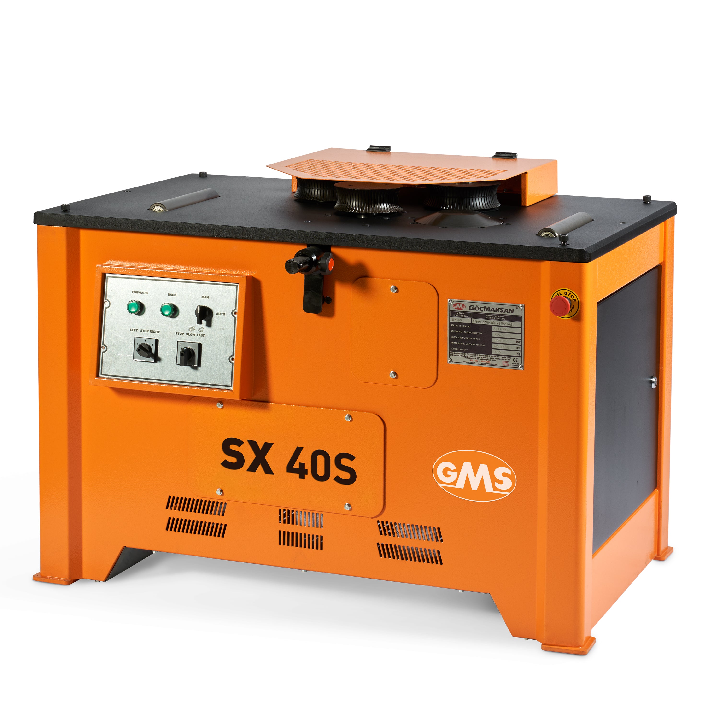 Gocmaksan GMS SX 40S – tehokas spiraali- ja kierresideraudoitteiden valmistuskone